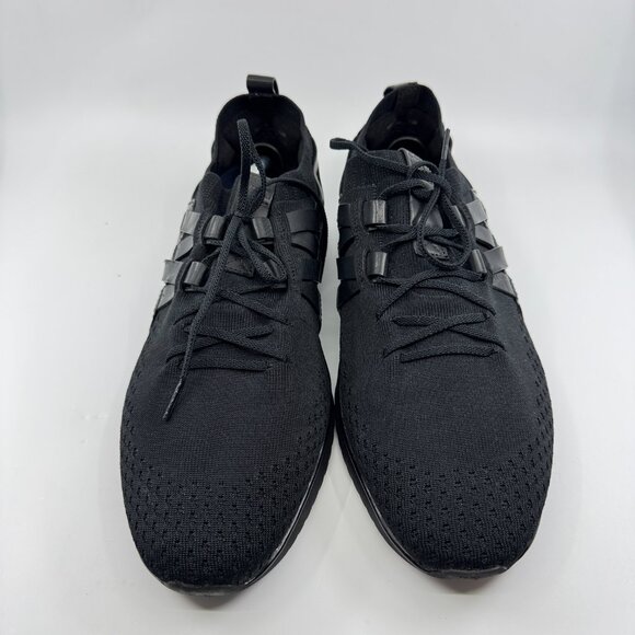 Cole Haan Grandmotion Shoes Men Size 13M Black Woven Sneakers Athletic C28528 - Picture 2 of 11